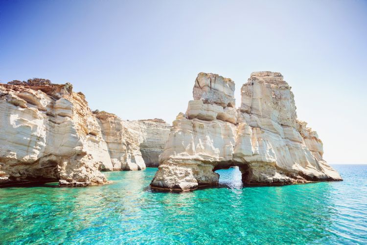 Baie de Kleftiko à Milos