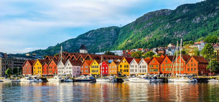 Port de Bryggen à Bergen