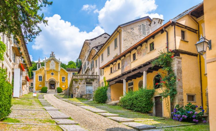 Orta San Giulio sur le lac d'Orta