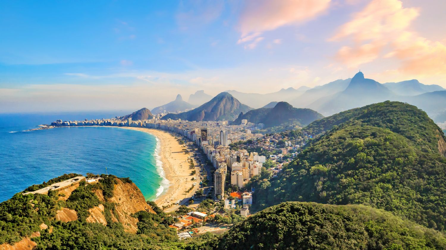 Plage de Copacabana à Rio de Janeiro