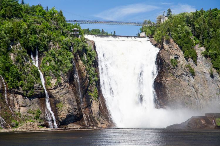 Chutes de Montmorency au Québec